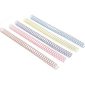 RAYSON Wire Coil Binding Spiral, 3:1 Pitch, 5/16" Metal Spiral Binding Coil, Black Color & Pack of 100