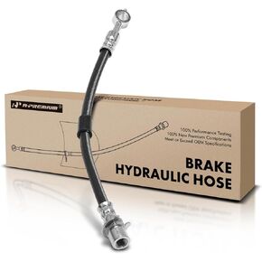 A-Premium Rear Driver and Passenger Brake Hydraulic Hose Compatible with Ford, Lincoln and Mercury Models - Fusion 2009-2012, MKZ 2009-2012, Milan 2009-2011 - Replace# 9E5Z2282A(Pack of 2)