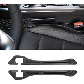 عبوتان من حشو فجوة مقعد السيارة، حشو فجوة عالمي للسيارة بين المقعد ووحدة التحكم، Relleno para Huecos en Asientos de Coche يمنع العناصر من السقوط بين (مفاتيح محفظة الهاتف المحمول...) (أسود) in Kuwait