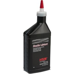HSM 316 Shredder Oil Bottle (12-Oz.), Clear