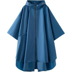 Cloak raincoat Unisex poncho Adult hooded men and women with pockets Mountaineering hiking rainstorm prevention