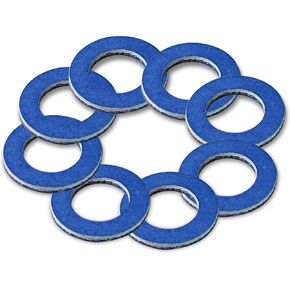 Oil Drain Plug Gaskets Fit for Toyota Lexus Scion Crush Washer Seals Replace 9043012031, 100 PCS