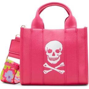 Betsey Johnson Deboss Skull Mini Tote