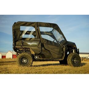طقم أبواب كاملة ناعمة Seizmik UTV مع نوافذ متوسطة وخلفية متوافقة مع موديلات Honda Pioneer 1000-5 (2016-2023) | مع نوافذ انغلق | الملحقات جنبًا إلى جنب