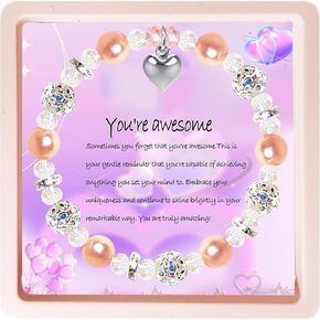 Back to School Bracelet Mommy and Me, Koala Bear Bracelet Koala Gifts, Butterfly Heart Bracelets Inspirational Gifts for Mom Daughter