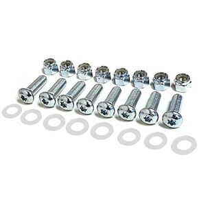 Universal Crossmember Bolt Kit Nut+Washer Works with Standard Dry Van Cargo Semi Horse Utility Trailers (Bolts 3/8?-24 Thread) (KITTX06M)
