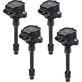 Ignition Coil Pack UF781 Compatible with HONDA ACCORD CIVIC CLARITY CR-V INSIGHT 1.5L 2.0L 2016-2022, for ACURA RDX TLX 2.0L 2019-2022, Replace # 3052059B013 CM11-124A (Set of 4)
