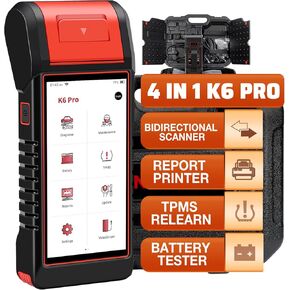 KINGBOLEN K10 Full Systems Bidirectional Scan Tool, Bluetooth Obd2 Scanner Topology Map, 41+ Reset Functions, ECU Coding, FCA AutoAuth, VAG Guided Function, 2 Years Fr-ee Update