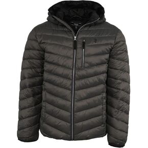 IZOD Men's Hooded Puffer Jacket