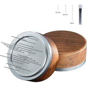NEOUZA WDT Tool Spinning Espresso Stirrer，24 Needles Coffee Distributor for Coffee Machine Portafilters, Distribution Leveler Accessories (51mm)