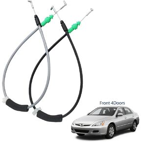 2 قطعة كابل تحرير مزلاج مقبض الباب الداخلي من الجانب الأيسر والأيمن متوافق مع 2003 2004 2005 2006 2007 Honda Accord 4Dr LX EX DX Hybrid يستبدل 72171-SDC-A02 72131-SDA-A02 in Kuwait