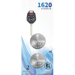 Replacement for Subaru Key Fob Battery, CR1620 Key Fob Battery fits（ 2010-2020） Ascent Crosstrek Forester Impreza Legacy Outback WRX (3 or 4 Button Fobs)