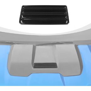 Hood Scoop Panel Cover Trim Compatible with Chevy Silverado 2022-2024 Exterior Accessories Chrome