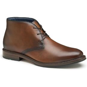 Johnston & Murphy XC Flex Raleigh Men’s Chukka Boots – Casual Boots for Men, Full Grain Leather Shoe, Moisture Wicking Mesh, Removable Cushioned Dual Density Footbed