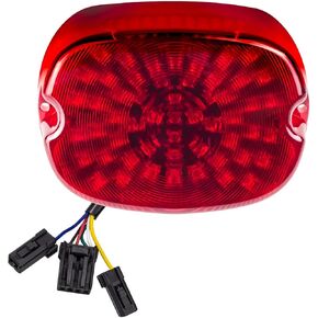 Eagle Lights Low Profile LED Brake Light with Built In LED Turn Signal Kit for Harley Davidson Motorcycles - Smoked Lens