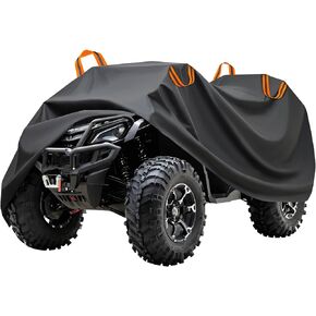 Puroma ATV Cover Waterproof Outdoor Heavy Duty 4 Wheeler Cover Quad Cover All Season UV Protection for Polaris Sportsman Yamaha Suzuki Honda