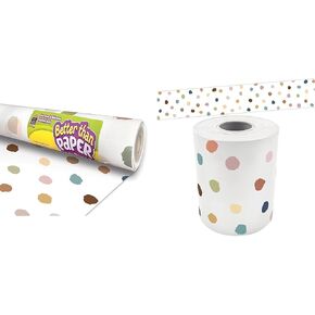 Teacher Created Resources Everyone is Welcome Painted Dots Better Than Paper Bulletin Board Roll