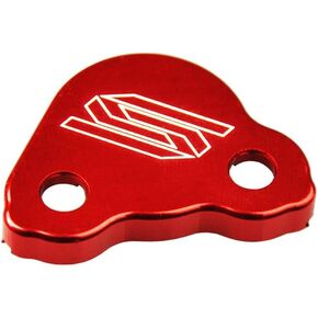 SCAR Rear Brake Reservoir fluid Cap Cover Compatible with HONDA CR CRF CRFX 125 150 250 450 CRF250R CRF450R 450RL 250F 450L 02-24 - Red