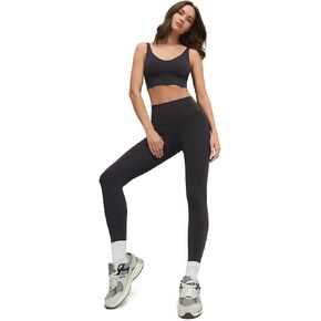 High-Waist Leggings for Women with Pocket, Workout Pants for Gym Yoga Running Daily Wear - 7/8 Length