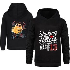 The Cotton Cartoon Hoodie Hooded Pullover Sweatshirt, Cute Clothes Hoodies