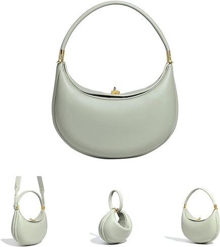 PU Leather Crescent Bag Crossbody Purses for Women Luna Bag 4 In 1 Cute Shoulder Bag Half Moon Bag Hobo Clutch Purse in Kuwait