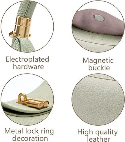 PU Leather Crescent Bag Crossbody Purses for Women Luna Bag 4 In 1 Cute Shoulder Bag Half Moon Bag Hobo Clutch Purse in Kuwait