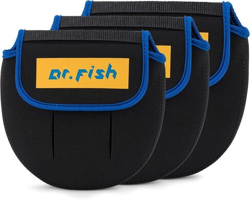 Dr.Fish Fishing Reel Cover for Spinning Reel, Fits 1000-3000, Neoprene Fishing Reel Bag with Handle Slot, Spinning Reel Storage Case Pouch Reel Accessories in Saudi Arabia
