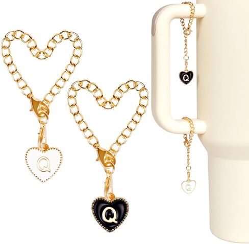 SUNNYCLUE 4Pcs Letter Charm Accessories Water Cup Charms for Office Home Birthday Parties Handle Decor in Saudi Arabia