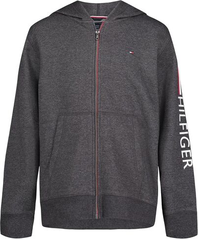 Tommy Hilfiger Boys' Long Sleeve Fleece Full Zip Hoodie in Saudi Arabia
