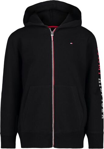 Tommy Hilfiger Boys' Long Sleeve Fleece Full Zip Hoodie in Saudi Arabia