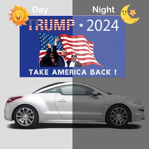 Donald Trump 2024 Magnetic Political Bumper Stickers for Cars - Political Decals for Car, Car Decals Bumper Sticker, Republican Sticker for Cars, Magnet Sticker, Car Stickers and Decals -7.8" x4.7" in Saudi Arabia