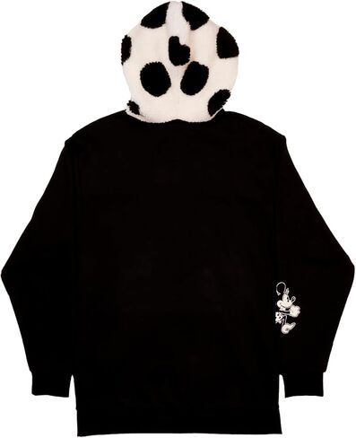 LOUNGEFLY DISNEY MINNIE ROCKS THE DOTS SHERPA UNISEX HOODIE 3X in Kuwait