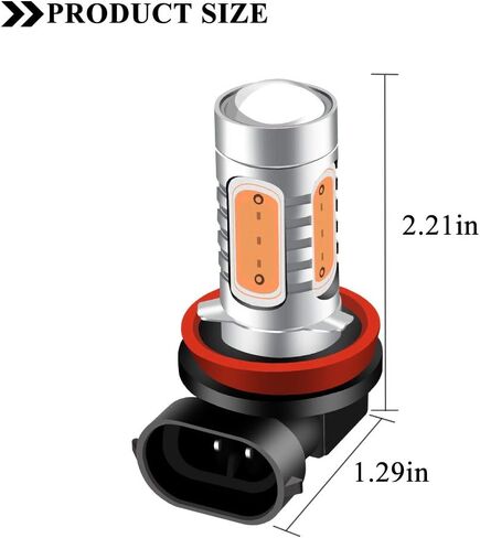 2 قطع السوبر مشرق الأحمر H11/H8 لمبات LED لأضواء الضباب 7.5 واط COB الضباب القيادة ضوء ضوء الجري النهاري دي أر إل 12 فولت in Kuwait