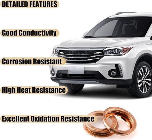 حشية توصيل زيت غسالة سحق النحاس 17 ملم (24 قطعة) in Kuwait