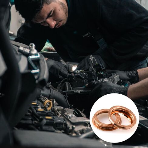 حشية توصيل زيت غسالة سحق النحاس 17 ملم (24 قطعة) in Kuwait