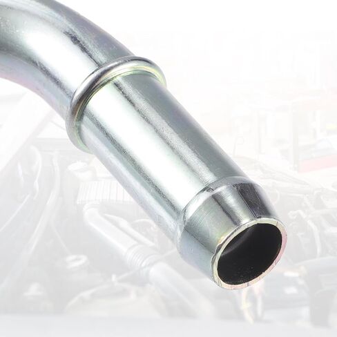 مجموعة خرطوم سخان المحرك رقم F75Z8555AB مضخة مياه عن طريق تمرير أنبوب التبريد لفورد F-150 4.2L 1997-2004 لون فضي معدني in Saudi Arabia