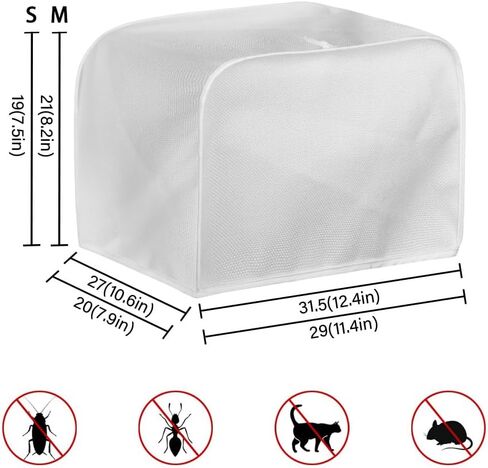 Blue Floral Sunflower Print Toaster Cover Kitchen Waterproof Small Microwave Oven Dust Cover Universal Fits for Most Standard Toasters in Kuwait
