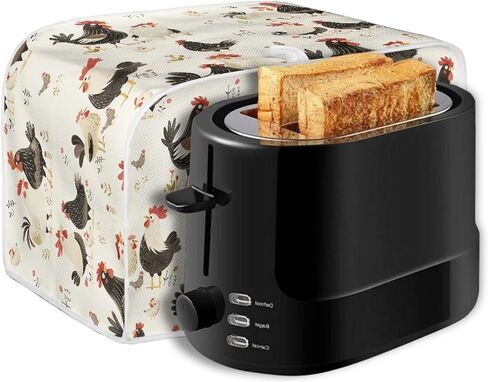Blue Floral Sunflower Print Toaster Cover Kitchen Waterproof Small Microwave Oven Dust Cover Universal Fits for Most Standard Toasters in Kuwait