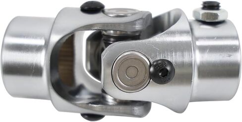Universal Steering Joints 13/16"-36 Spline x 3/4" DD U-Joint Shaft Chrome 83mm (3-1/4") Working Angle 35°Degree in Saudi Arabia