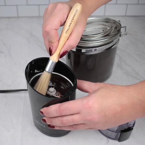 RSVP International Espresso Coffee Kitchen Cleaning Tool, Machine Brush, Red in Kuwait