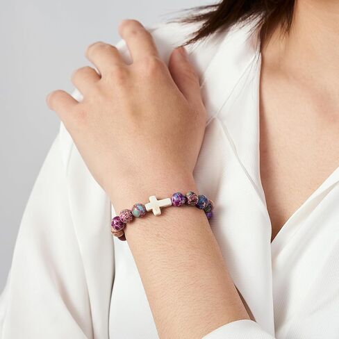 Tarsus Granddaughter Cross Bracelet, Granddaughter Gifts from Grandma, Birthday Christmas Stocking Stuffers for Granddaughter Teens Girls in Saudi Arabia
