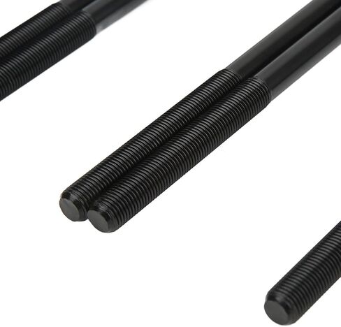 Rear Axle U Bolts Kit,12in Black Bend Suspension U Bolts Nuts Gaskets Kit Steel Replacement for / 1500 1999?2010 in Saudi Arabia