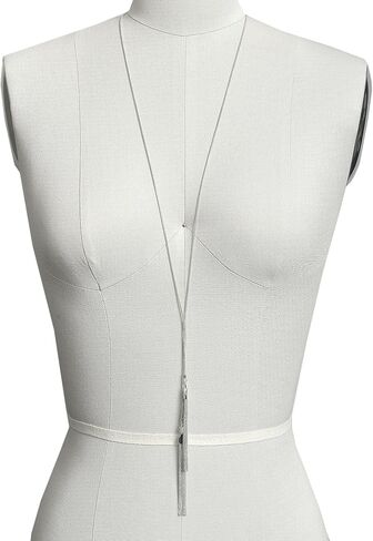 Double Fringe End Simple Statement Y Necklace in Kuwait