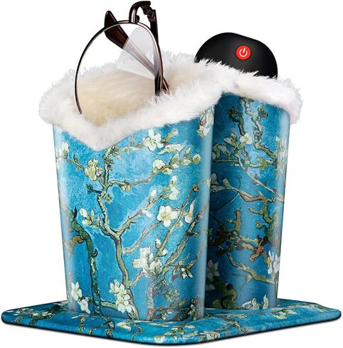 2 Styles Plush Fluffy Lined Anti-scratch Eyeglasses Holder Protective Glasses Stand Case in Saudi Arabia