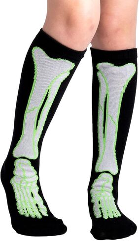 Sock It To Me Juniors Leg Bones Knee High Socks, One Size in Kuwait