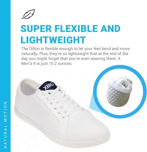 Xero Shoes Casual Walking Barefoot Men's Shoes | Dillon Classic Walking Shoes for Men | Zero Drop, Wide Toe Box, Minimalist in Saudi Arabia