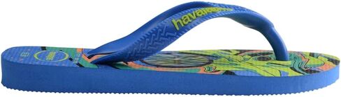 شبشب فليب فلوب ثلاثي الأبعاد للأطفال من Havaianas - صندل ثلاثي الأبعاد للأطفال على شكل كائن فضائي - نجمة زرقاء، طفل كبير 3Y/4W in Kuwait
