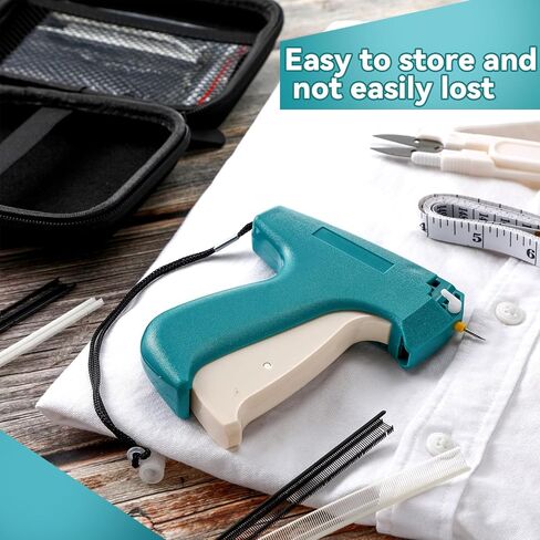 2 Pack Fine Stitch Gun for Clothes, Micro Mini Tagging Stitch Gun Kit Stitch Quick Clothing Fixer Gun Sewing Quilting Hemming Quick Stitch Tag Gun with 4 Needle(Green) in Saudi Arabia