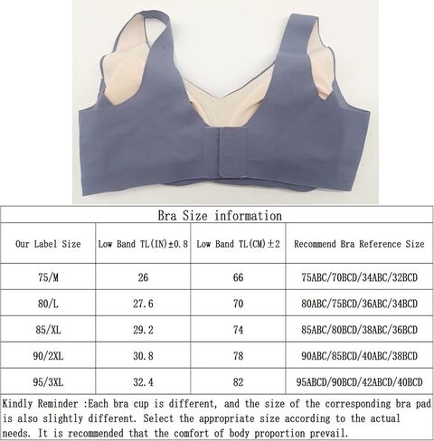 Seamless Mastectomy Bra Post surgery Bra with Pockets for Breast prosthesis Breast form Bralette Daily Bra BG38/XL in Saudi Arabia