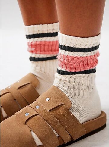 Funny Novelty Socks For Women Striped Retro Crew Socks Sporty Mid Calf Socks Casual Cotton Socks Women in Saudi Arabia